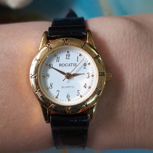 Đồng hồ nữ ROGATIS size:24mm dây da second hand si nhật- đã qua sử dụng