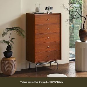 CraftedLiving SG-Solid Wood Nine-Drawer Chest Living Room Wall-Mounted Sideboard Five-Drawer Storage Cabinet Large Capacity Storage Unit