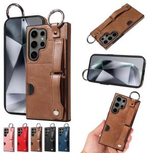 Luxury Casing For Samsung Galaxy A55 A35 A25 A15 A05 A05S A54 A34 A24 A14 A04 A04S A13 5G 4G Wristband Ring Holder Cards Solt Wallet Leather Cover Case