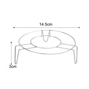 Yesperery เครื่องนึ่งชั้นนึ่งเหล็กสแตนเลสกลมอเนกประสงค์เครื่องนึ่งเกี๊ยวเครื่องครัวในครัวเรือน