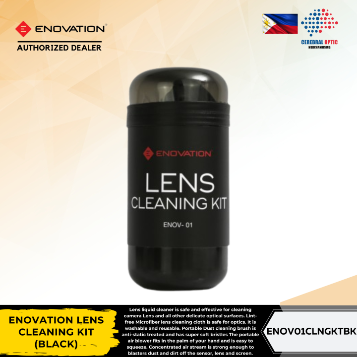 ENOVATION LENS CLEANING KIT (BLACK,YELLOW,BLUE,RED) (Air Blower