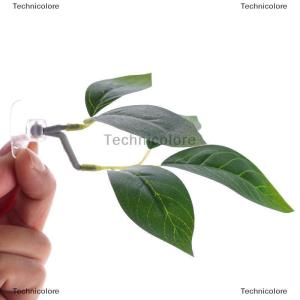 [COD] Technicolore 1ชิ้นของตกแต่งตู้ปลาใบไม้เทียมสำหรับวางไข่ปลาใบไม้เทียมสำหรับตกแต่งตู้ปลา