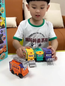 Kereta Mainan Transformasi Pendidikan Untuk Budak Lelaki Hadiah Kanak Kanak 1 Hingga 6 Tahun Transforming Toy Car For Boys Educational Deformation Vehicle Gift For Kids 1 To 6 Years Old 儿童益智玩具车男孩子宝宝拼装变形反转车男生3到6岁男童生日礼物 E095