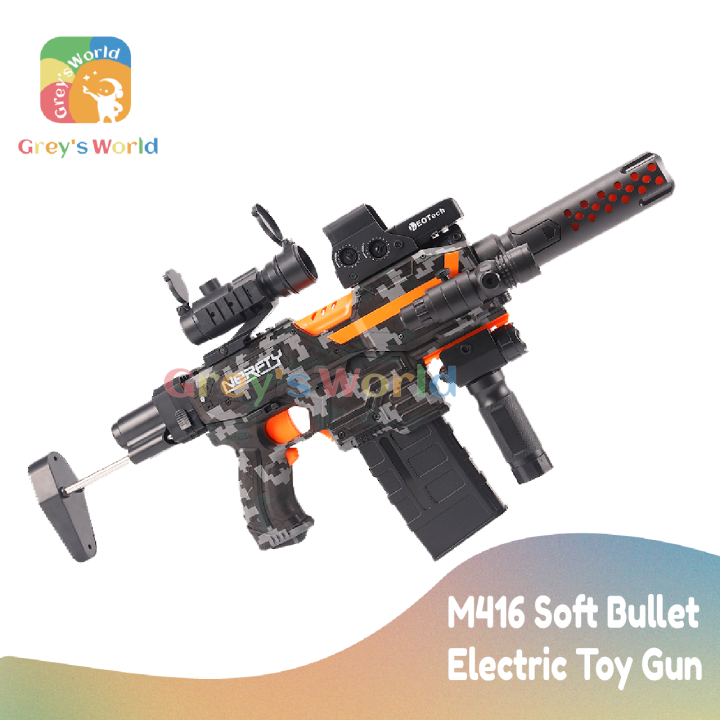 [Grey's World] LEFAN TOYS M416 soft bullet toy gun, storm blaster ...