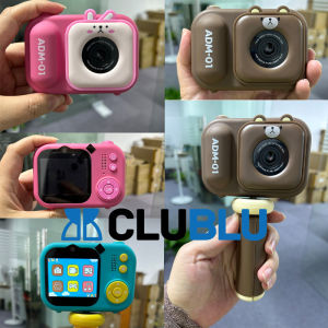 -CLUBLU- Máy Ảnh Kỹ Thuật Số Mini ADM-01 Camera Digital Trước Và Sau 720P 48MP Có Tripod Cho Bé Cute