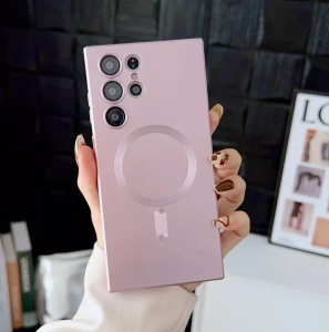 NEW MATTE MAGSAFE Case Compatible for Samsung A55 A35 A16 A06 A15 A05S A54 A14 S21 S22 S23 S24 FE S25 S25+ Plus Ultra silicone softcase magsafe camera protect