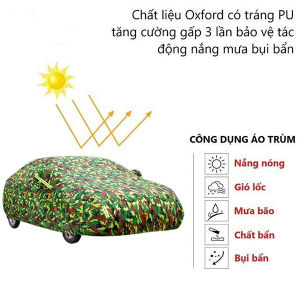 Bạt Phủ vải dù siêu bền Toàn Xe 3 Lớp Chống Nắng Chống Nước Cho Ô Tô | Đủ Tất Cả Các Size loại dày nặng hơn 3kg