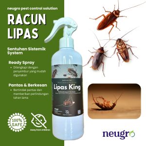Spray Lipas Neugro LIPAS KING Spray (500ml) Semburan Lipas Racun Lipas Cockroach Killer Ubat Lipas