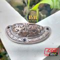 Tarikan Laci Kuningan Motif Kerang Ukir 1 pcs Handle Laci Handle Lemari. 