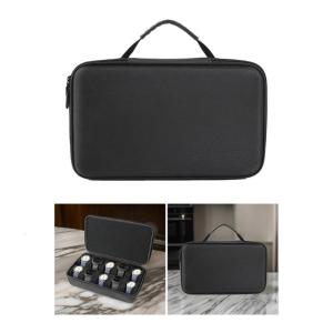 Mens Travel Watch Holder with 10 Compartments Sturdy EVA Zippered Wristwatch Pouches for Safe Storage Daily Use