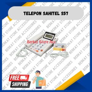 Sahitel Telepon Kabel Single Line S57 - Putih