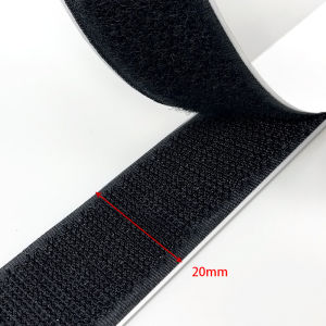 100cm Double Tape Velcro Perekat Kain Velcro Hook And Loop Adhesive Perekat Serbaguna