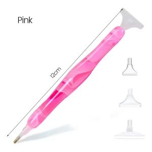 5D Diamond Painting Pen Crystal Point Drills Handmade Tools with Metal Drill Heads Multi Placer Pens Tip Accessories