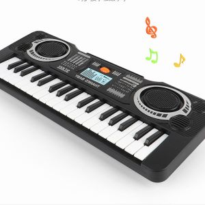 Đàn Piano 61 Phím + Tặng Kèm Sạc Và Mic Cho Bé Học đàn - Hàng Cao Cấp Bàn phím đa chức năng: Bàn phím trẻ em là 61 phím điều khiển âm lượng/nhịp độ 8 bộ gõ 6 bản demo 10 nhịp điệu 16 âm chức năng ghi và phát và chức năng chương trình