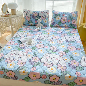 Waterproof Bedsheet Single/Double/Queen/King Size Quilted Foam Mattress Cover bed sheet Mattress Protector