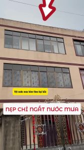 Nẹp nhôm ngắt nước chỉ ngắt nước nẹp chặn nước mưa thanh dài 2m7
