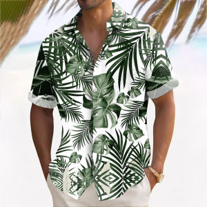 SHUNAICHI  Hawaiian Shirts For Men 3d Beach Flower Print Short Sleeve Shirt For Men Clothing Beach Casual Mens Shirts Loose Oversized Tops