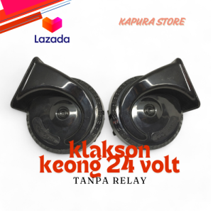 24 Volt Klakson Keong Truck Bus Fuso Tronton Universal 2 Pcs