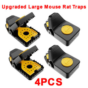Upgraded Large Mouse Rat Traps Safety High Sensitive Snap Big Plastic Mouse Trap Rodent Reusable Mice Trap