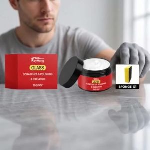 Automotive Glass Scratch Repair Polish 30g Crystal Clear Windshield and Window Restorer for Car
