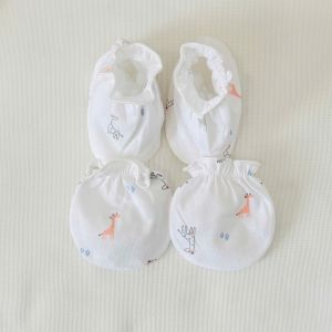 Bộ Bao Tay Bao Chân Chun Họa Tiết CUNCON cho bé sơ sinh Chất vải cotton mềm mại thoáng mát thấm hút mồ hôi