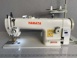 Mesin Jahit Industri Kulit PVC Leather Vinyl Canvas Walking Foot Heavy Duty Industrial Sewing Machine Yamata-FY0303D