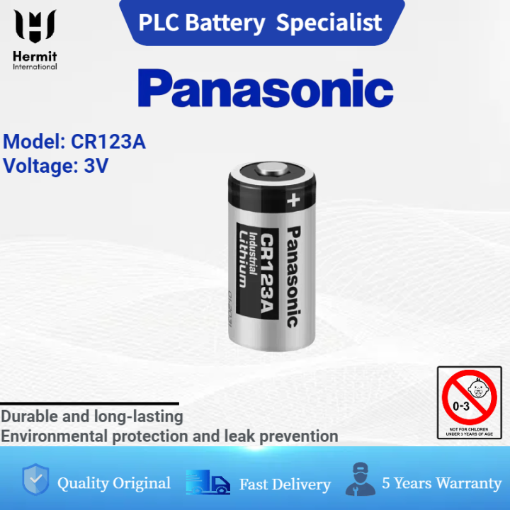 Panasonic Cr123a Electric Meter Instrument Camera 3v Lithium Battery 