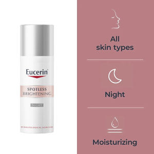 Eucerin Spotless Brightening Night Fluid 50ml Patented Thiamidol for Dark Spot Reduction to Reduce Dark Spots Repair & Brighten