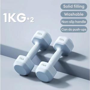 【Local Stock】1kg/2kg/3kg Dumbell Gym Dumbbell Exercise Fitness Exercise Home Weight Training Workout Neoprene Dumbell