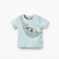 Babyshop Baju Anak Laki-laki Set of 3 Juniors Crew Neck Short Sleeves T-shirt and Shorts Set with Print. 
