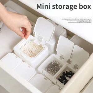 Cotton Swab Small Object Classification Drawer Storage Box Simple Pop-up Window Push-type Desktop Storage Organizer Box