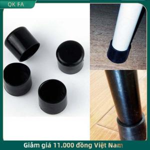 QK FA ✨ 4 miếng bảo vệ chân bàn bàn bằng cao su màu đen cho đồ nội thất Miếng bọc chân ghế