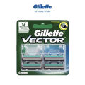 Gillette Vector Isi Ulang Pisau Cukur Pencukur Isi 4 x2. 