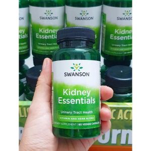 Viên Bổ Thận Swanson Kidney Essentials chai 60 Viên từ mỹ Hỗ Trợ Hệ Tiết Niệu Khỏe Mạnh ✓ Hỗ trợ kích hoạt Osteo calcin một loại protein có vai trò trong việc hấp thụ canxi ở xương và răng giúp chống loãng xương