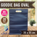 (20 PCS) Tas Spunbond Goodie Bag Oval 25x35 cm / Tas Souvenir Tebal / Tas Kain Polos BISA DISABLON. 