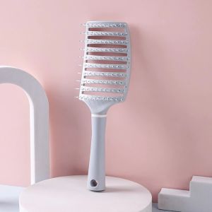 HUAYU Fashion Big Curved Comb Curly Hair Fluffy Styling Comb Air Cushion Hair Comb Hair Styling Tools