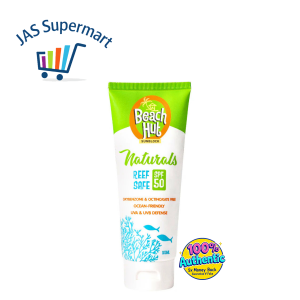 Beach Hut Sunblock Naturals Reef Safe SPF 50 100mL – Gentle Eco-Friendly UV Protection