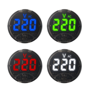 ที่ทดสอบแรงดันไฟฟ้ากระแสสลับดิจิตอลอุปกรณ์ตรวจกระแสไฟช่วง50ถึง265V เครื่องมือไฟฟ้าป้องกันขั้วย้อนกลับสำหรับช่างไฟฟ้า