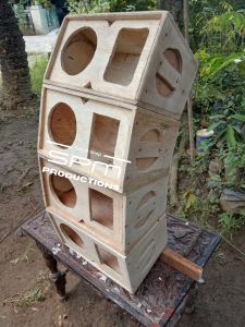 Box Speaker Line Array 4 inch Single plus Tweeter Kotak Model Audax AX65