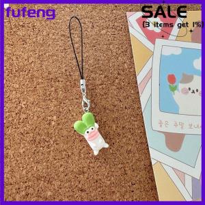 fufeng Cute Creative Big Mouth Vegetables Mobile Phone Lanyard Funny Backpack Decoration Accessories Fashion Mobile Phone Strap Gifts