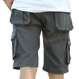 Celana Cargo Jumbo Pinggang Karet Pria Dewasa Bahan Katun Melar Long Kargo Pants Outdoor Gunung