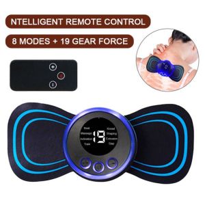 EMS Neck Massager Smart Mini Cervical Massager Electric Pulse Shoulder Pain Relief Home Care Tool