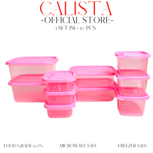 FOOD KONTAINER/CONTAINER SET - TOPLES KOTAK CALISTA RUMOI BENING SEALWARE 1 SET ISI 12PCS - TEMPAT WADAH PENYIMPANAN MAKANAN BUAH SAYUR DIKULKAS - FOOD PREPARATION STORAGE SET - TOPLES KULKAS SET - TOPLES KUE KERING LEBARAN 1 SET