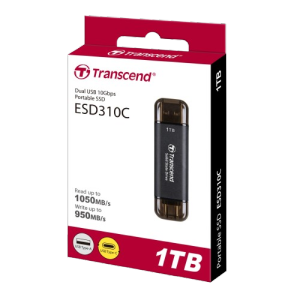 Transcend ESD310C Portable SSD USB Type-C USB 10Gbps 1050MB/s Read and 950MB/s Write