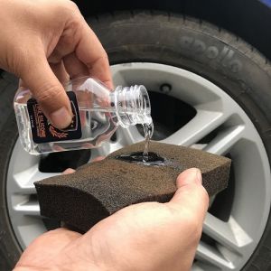 น้ํายาเคลือบยางดํา คุณภาพสูง V-WAX เคลือบยางสูตรเข้มข้น ติดทน กันน้ํา 100% 1 ขวด (150 ml.) 5ขวดลดค่าส่ง40 กดรับโค้ตส่งฟรีใต้สินค้า