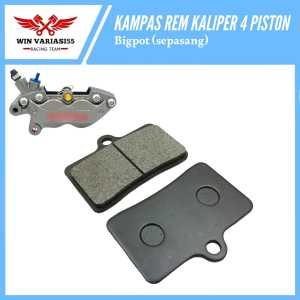 Kampas rem dispad kaliper 4 piston Bigpot radial Harga sepasang
