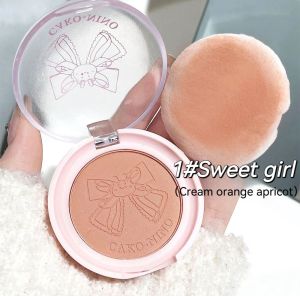 New Cako-Nino Bow single color blush ambient blush with sponge super my