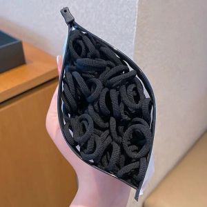 150pcs/box Basic hair bands High elastic rubber bands Macaron rubber bands Childrens seamless threaded hair bands Hair bands Hair accessories Wholesale accessories Headdresses