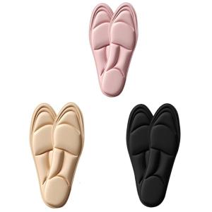 2 Pieces Memory Foam Insoles Shoes Pad Heel Post Insoles Breathable Anti-slip for Women High Heel Shoe Support Insoles
