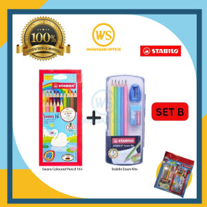 Stabilo Gift Set For Kids Student / Stabilo Stationary Gift Set / Stabilo Value Pak / Stationery Set / Set Alat Tulis